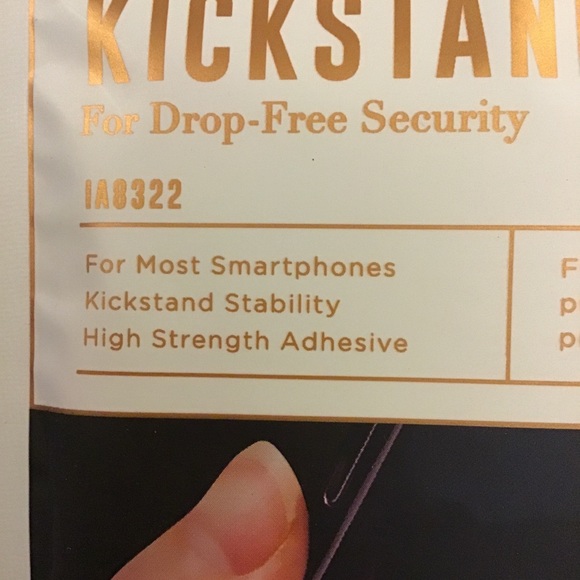 ROSE GOLD HEART SHAPED PHONE RING HOLDER NWT - Picture 4 of 8